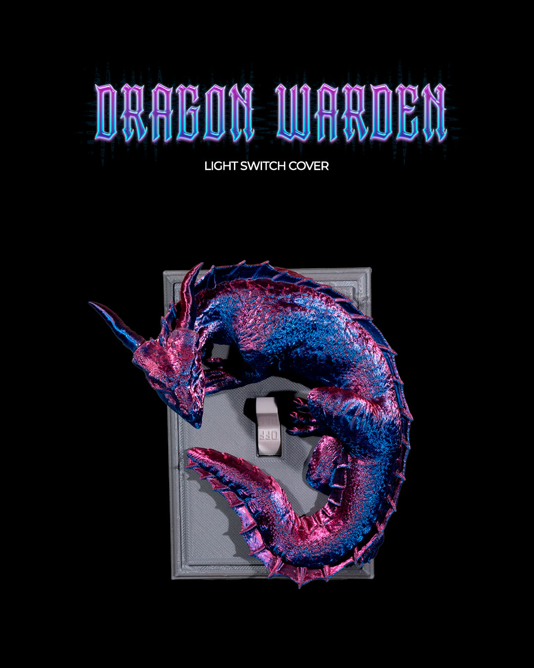 Dragon Warden Light Switch Cover